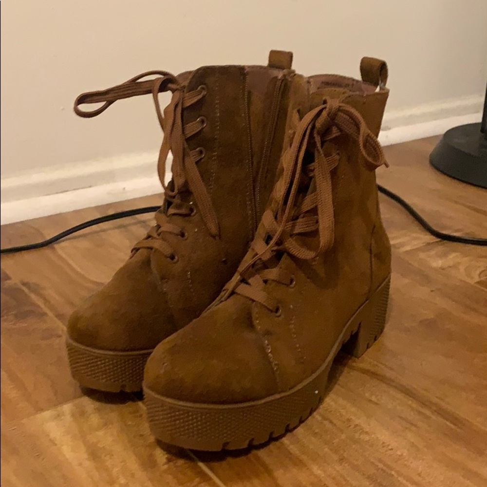 Platform Combat Boots